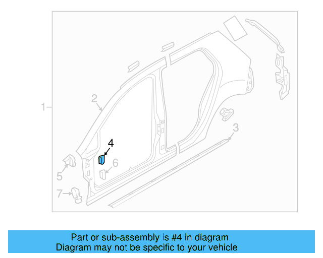 Center Bracket 5G0-809-913 - View 7