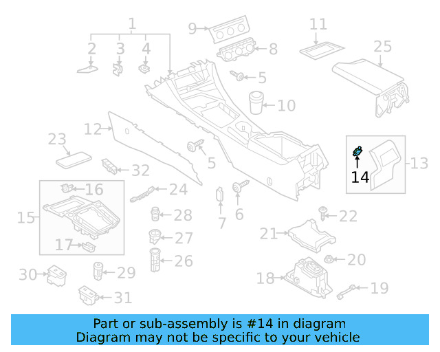 Rear Trim Clamp 5NA-867-388 - View 3