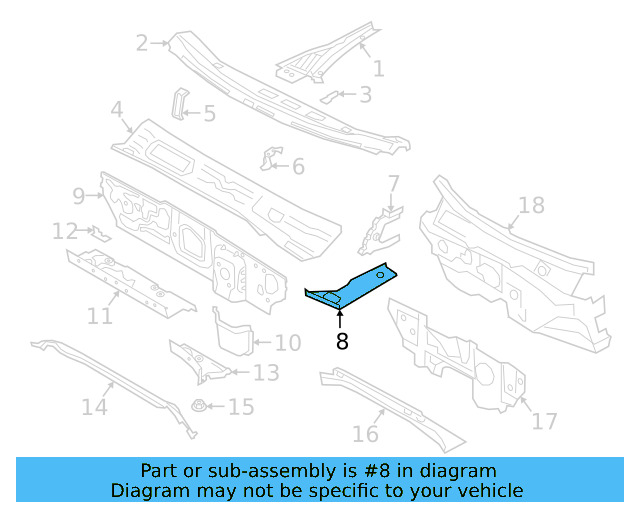 Pillar Reinforced 5WA-804-912-A