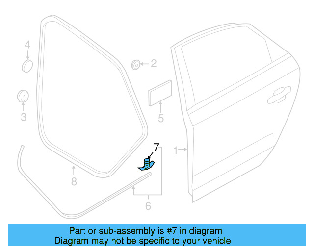 Door Weather 1Z0-837-732-A - View 16