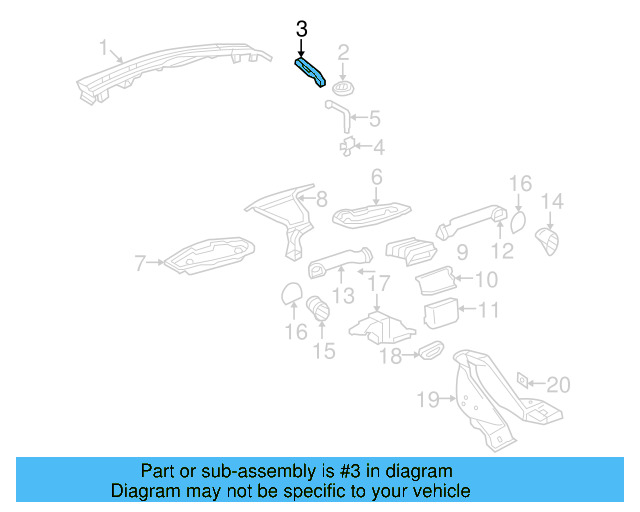 Side Bracket 1C0-815-687-A-2AQ