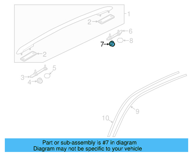 Battery Tray Nut N-911-733-01 - View 12