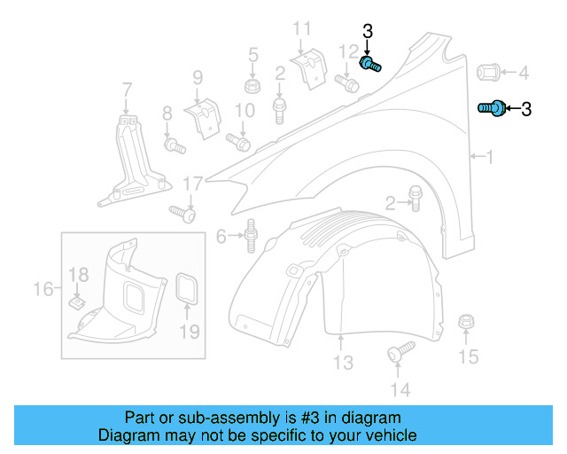 Fender Bolt N-100-091-10 - View 24