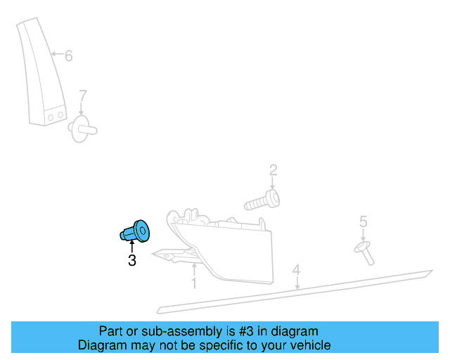 Fender Liner Retainer Nut N-908-338-01 - View 83