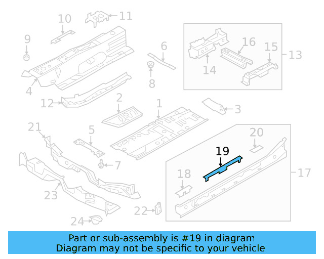 Sill Reinforced 5Q0-802-308-B - View 3