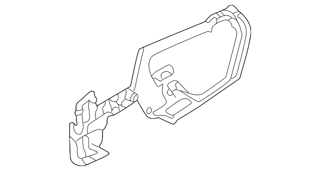 Outer Finish Panel Retainer 5H0-881-559 - View 2