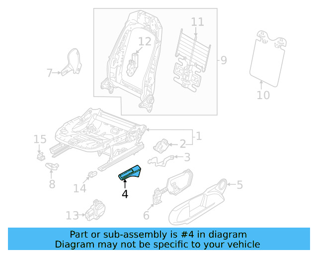 Handle 5H0-882-252-4PK - View 3