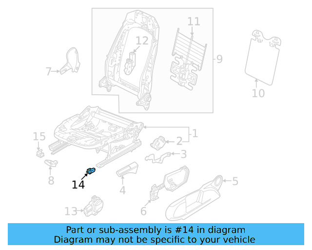 Ft End Track Cover 8W0881347A4PK - View 3