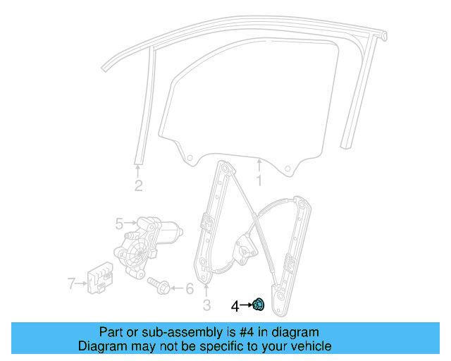 Window Regulator Nut N-904-560-02 - View 13