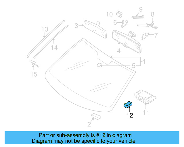 Housing 1C0-973-119-B - View 15