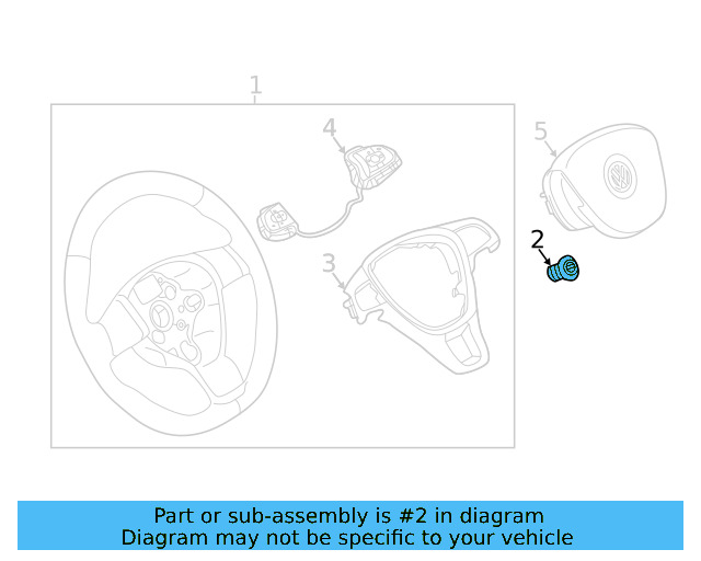Steering Wheel Bolt N-907-991-02 - View 67