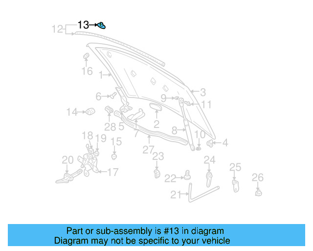 Side Seal Clip 1H0-823-717 - View 37