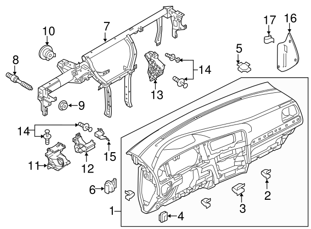 Instrument Panel U N-906-988-01 - View 93