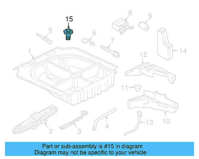 Spare Wheel Mounting Nut 1K0-803-899-D - View 14