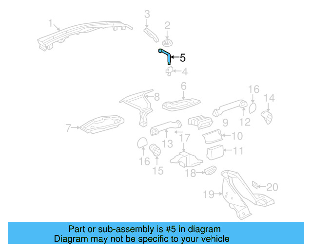 Air Hose 1J1-816-311 - View 6