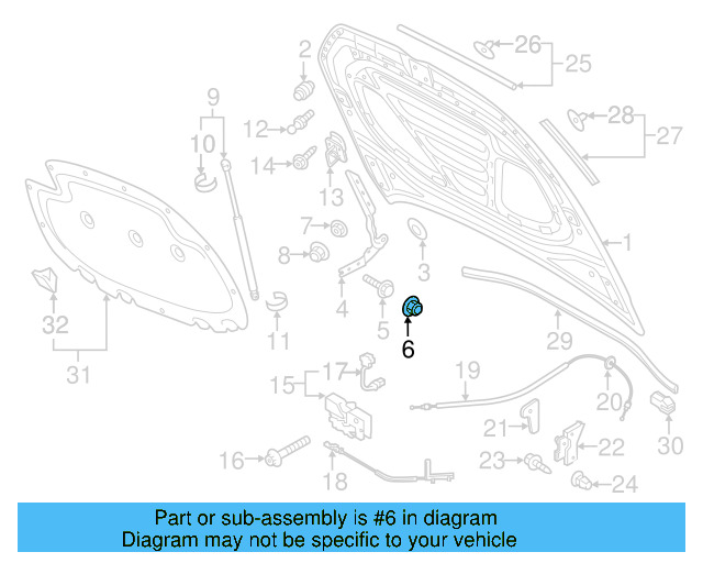 Hinge Cap N-909-685-01 - View 16