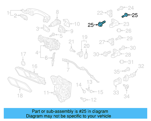 Upper Hinge Mount Bolt N-912-056-02 - View 39