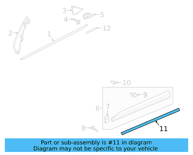 Lower Trim 3G8-853-331-3Q7