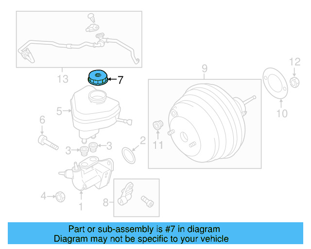 Reservoir Cap 5Q0-611-349-A - View 18