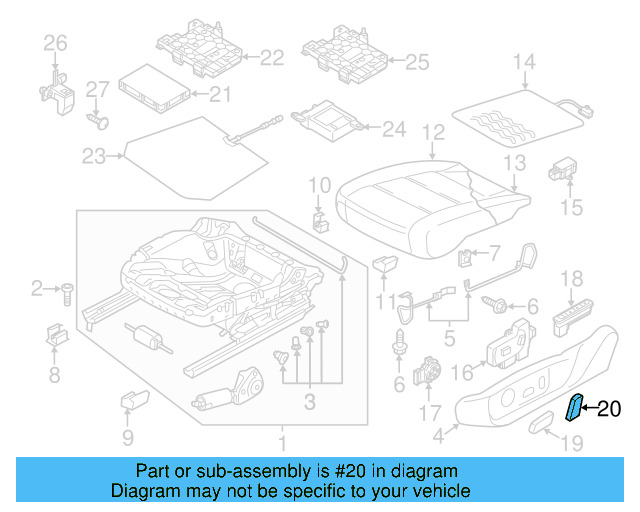 Knob 7P6-959-818-A-QWA