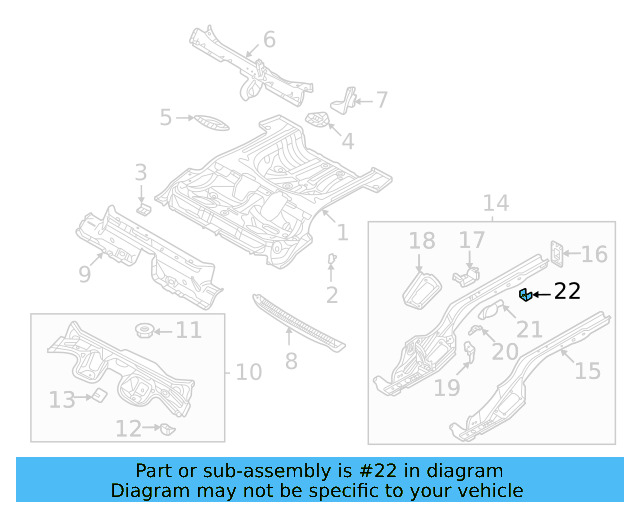 Muffler Bracket 5Q0-804-025-C - View 3