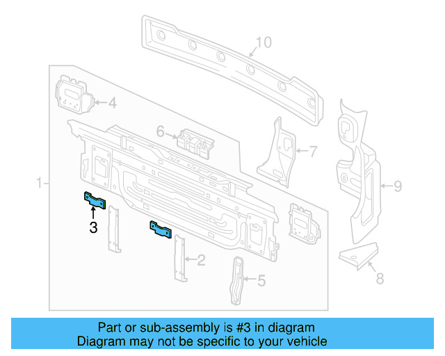 Rear Body Panel Retainer 6Q6-813-269