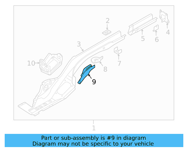 Cover Plate Front Bracket 5Q0-805-758 - View 3