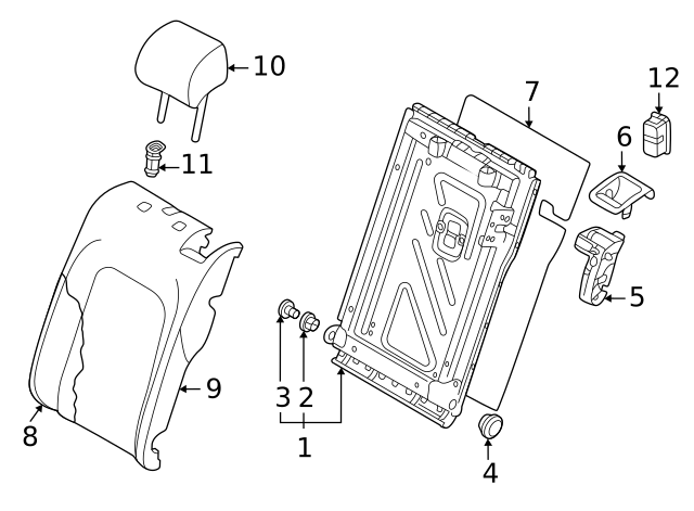 Lock Cover 5G0-885-893-B-82V - View 4