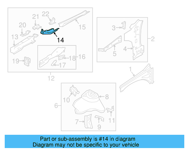 Side Member Extension 5Q0-803-210 - View 4