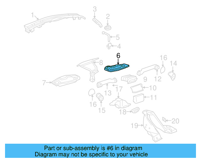 End Plate 1C0-819-684-E - View 4