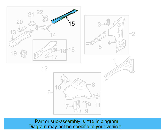Rail Extension 5Q0-804-455 - View 7