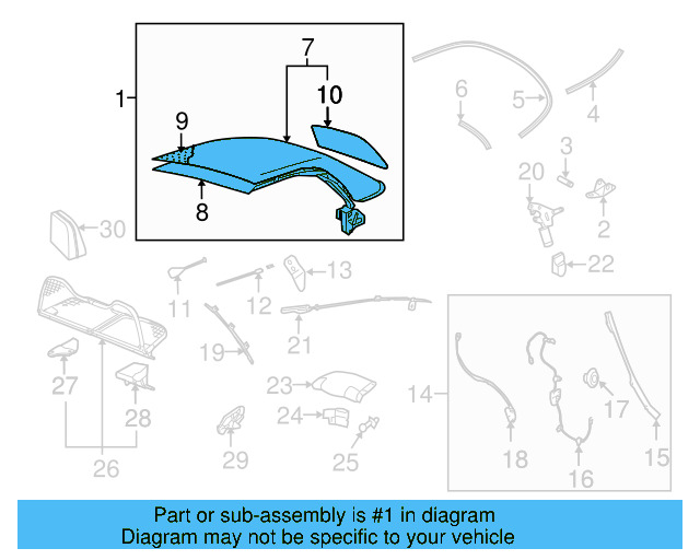 Top Assembly 1Y0-871-022-JLD - View 8