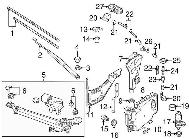 Level Sensor Seal 7M0-919-382 - View 42