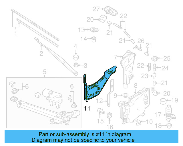 Mount Bracket 5Q0-955-443-D - View 3