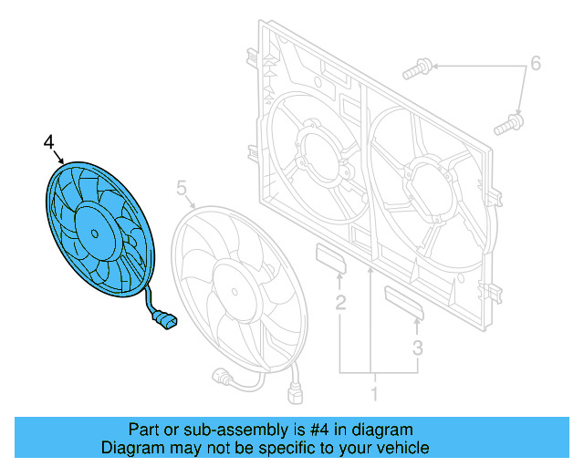 Fan & Motor 5Q0-959-455-AH - View 8