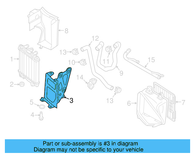 Mount Bracket 5Q0-121-093-CT - View 5