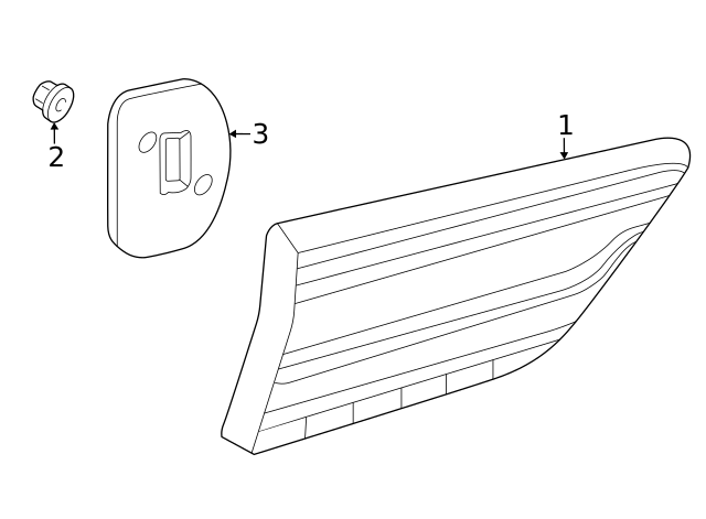 Backup Lamp Assembly Nut N-100-173-04 - View 4