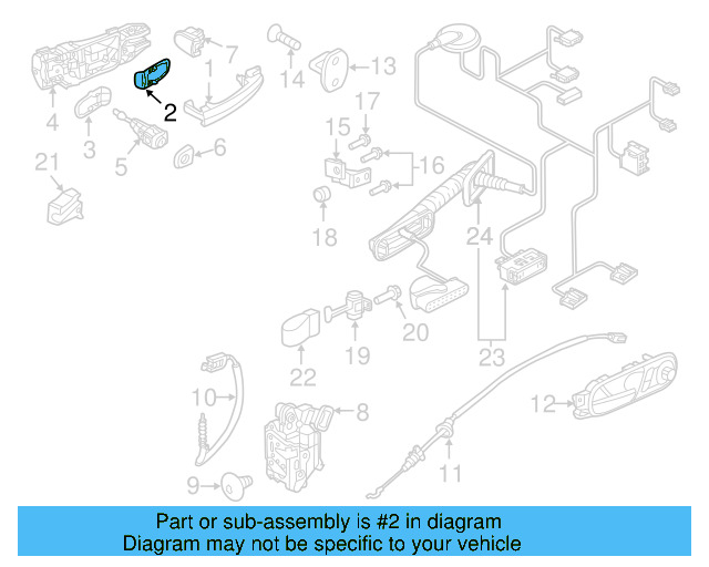 Handle, Outside Packing 5N0-837-209-9B9 - View 18