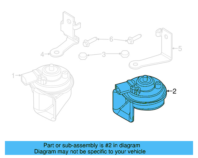 High Note Horn 5Q0-951-223-H