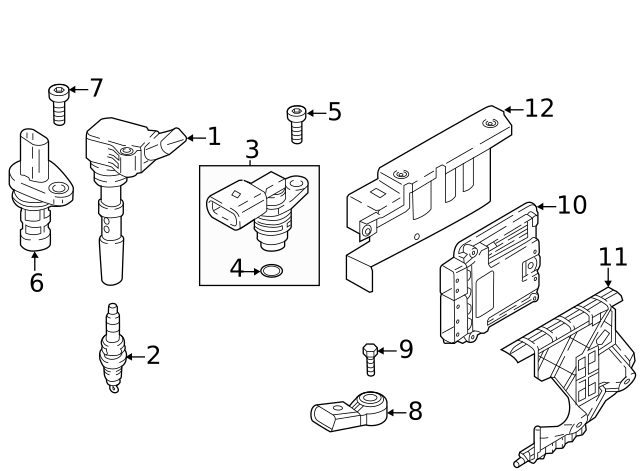 Knock Sensor 030-905-377-D - View 5