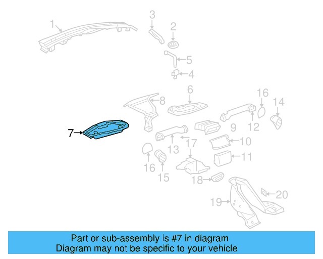 End Plate 1C0-819-683-E - View 5