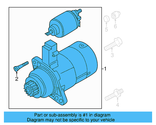 Starter Motor 02M-911-021-GX - View 3