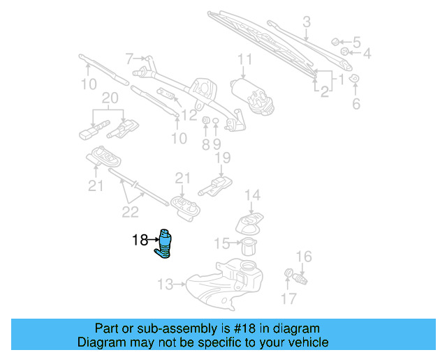 Washer Pump 1K5-955-651 - View 4