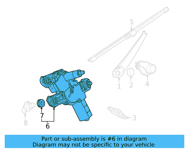 Wiper Motor 11K-955-711 - View 4