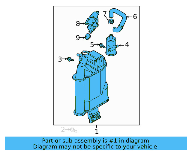 Vapor Canister 5Q0-201-797-AE - View 4