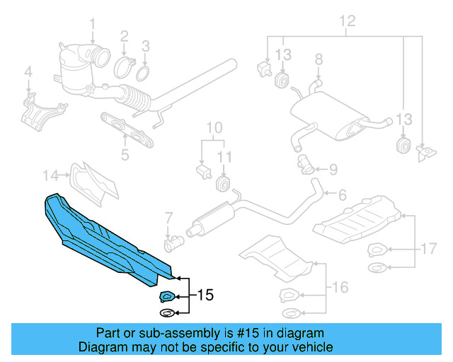 Heat Shield 5Q0-825-661-BS - View 16