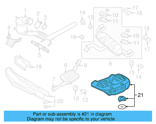 Floor Pan Heat Shield 5Q0-825-701-L - View 3