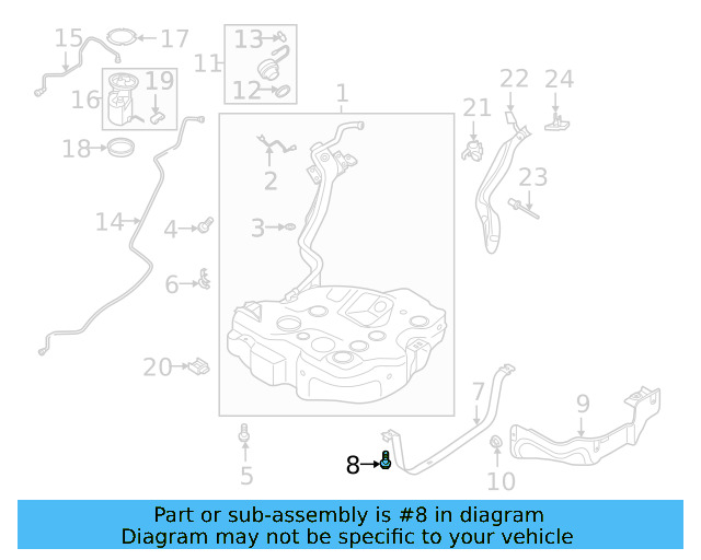 Tank Strap Bolt N-912-296-01 - View 5