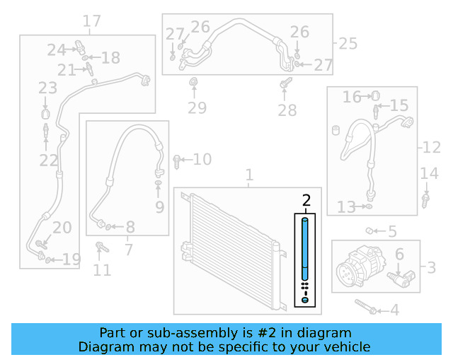 A/C Receiver Drier 5Q0-298-403-A - View 11