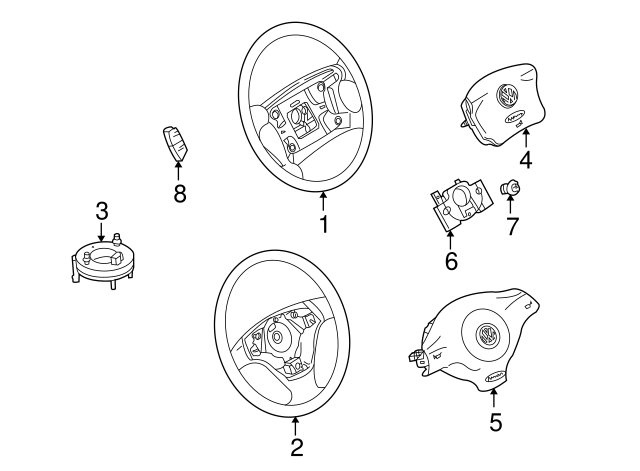 Steering Wheel Bolt N-907-991-02 - View 29